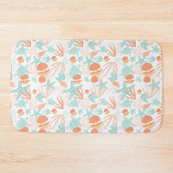 Item preview, Ocean Animals And Pearls Condensed Seamless Pattern designed and sold by thecherishlane.