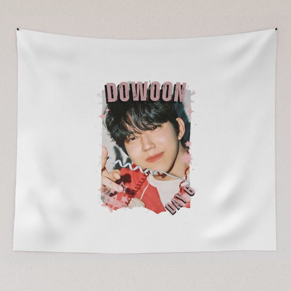 Item preview, DAY 6 Group Dowoon Members Retro Scrapbook Kpop Collage Design designed and sold by HELL0WBELLO.