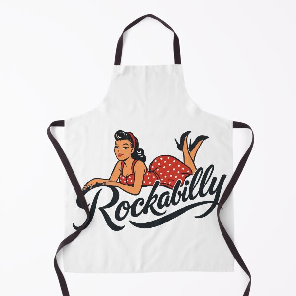 Item preview, Rockabilly pinup woman in petticoat rock'n'roll designed and sold by Pineapple-Tree.