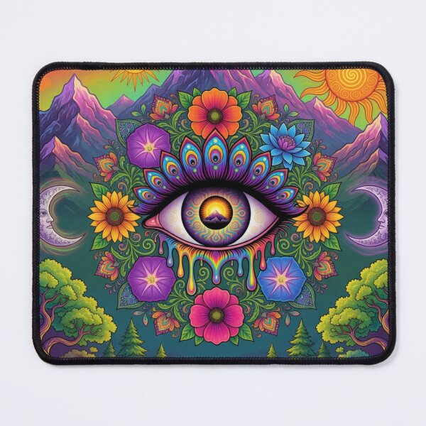 Item preview, rippy Universe Eye – Colorful Boho Nature Tee designed and sold by JAMESAMORN.