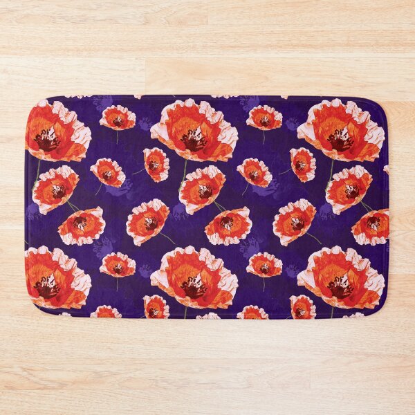 Item preview, Purple version of Poppies in ther meadow designed and sold by studiodrchicken.