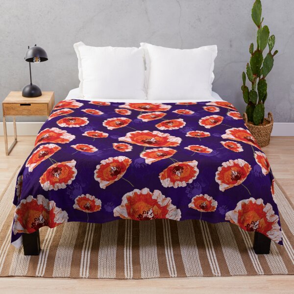 Item preview, Purple version of Poppies in ther meadow designed and sold by studiodrchicken.
