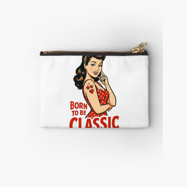 Item preview, Born to Be Classic – Pin-Up Woman in Retro Style designed and sold by Pineapple-Tree.