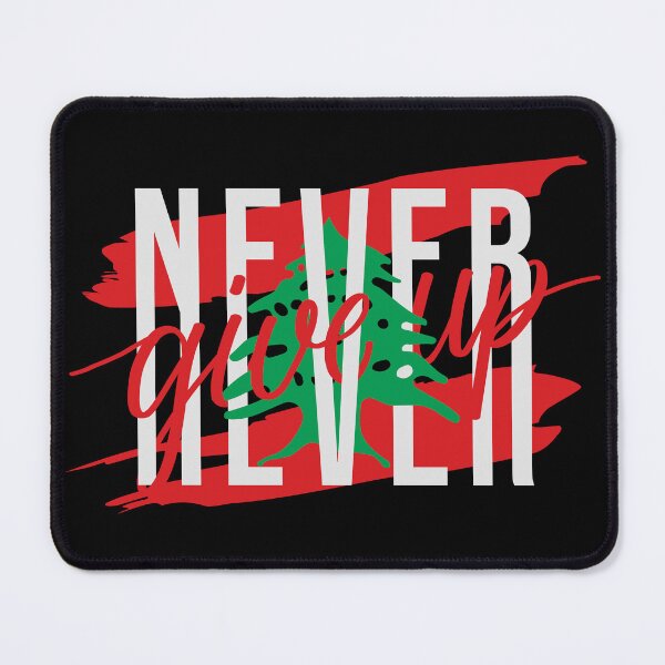 Item preview, Lebanon Flag Solidarity Design Lebanese Never Give Up designed and sold by Hurriyyatee.