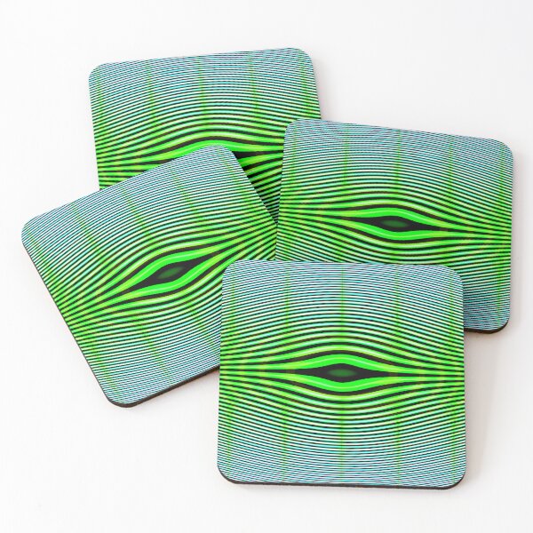 Item preview, Green curtain designed and sold by Gluecknika.
