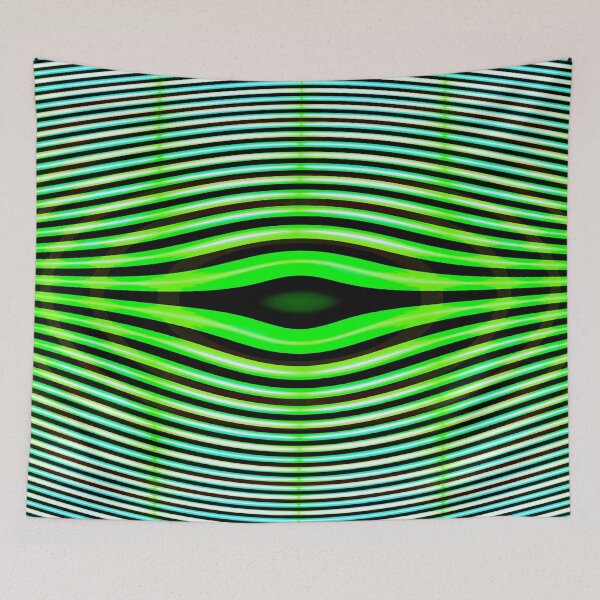Item preview, Green curtain designed and sold by Gluecknika.