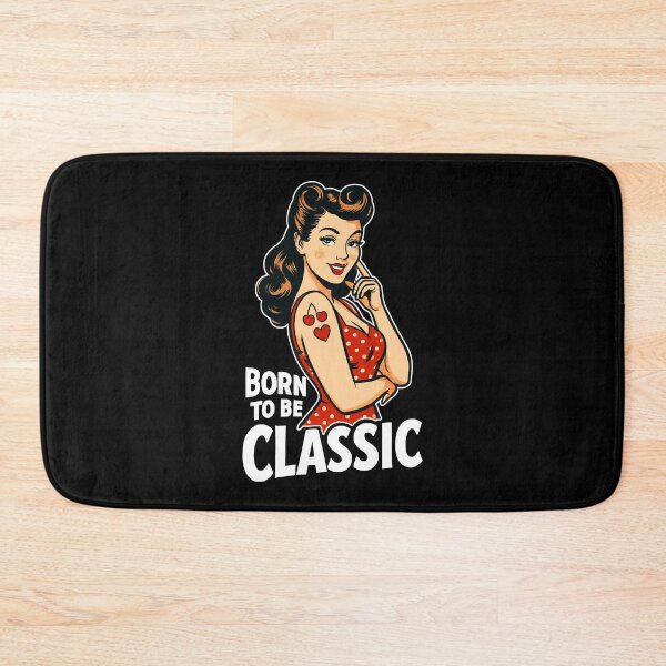 Item preview, Born to Be Classic – Pin-Up Woman in Retro Style designed and sold by Pineapple-Tree.