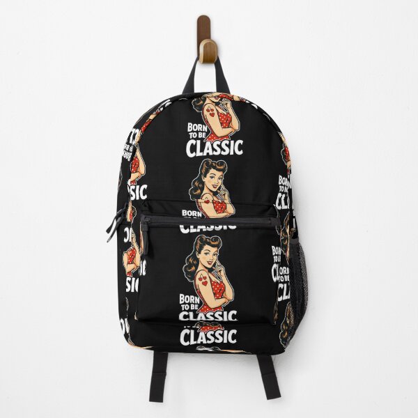 Item preview, Born to Be Classic – Pin-Up Woman in Retro Style designed and sold by Pineapple-Tree.