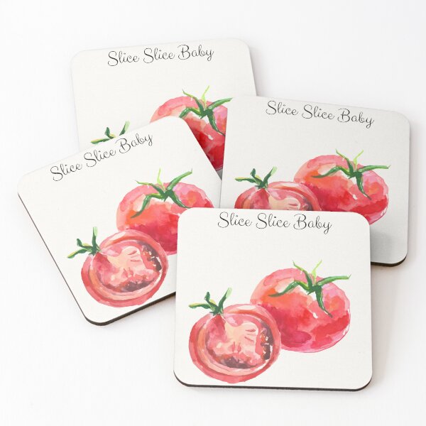 Item preview, Slice Slice Baby Kitchen Wall Art – Tomato Poster designed and sold by Modern3Art.