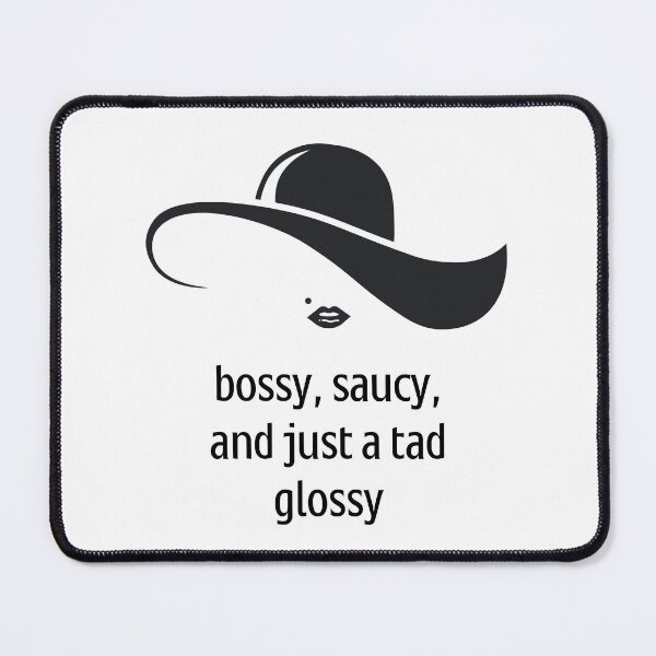 Item preview, Bossy Saucy and Just a Tad Glossy – Sassy Bold Typography designed and sold by thecherishlane.