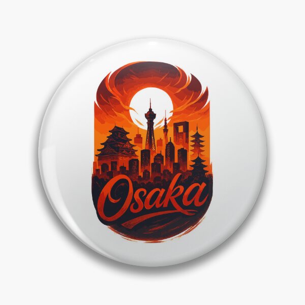 Item preview, Osaka Skyline – Epic Japanese Art & Style designed and sold by Pineapple-Tree.