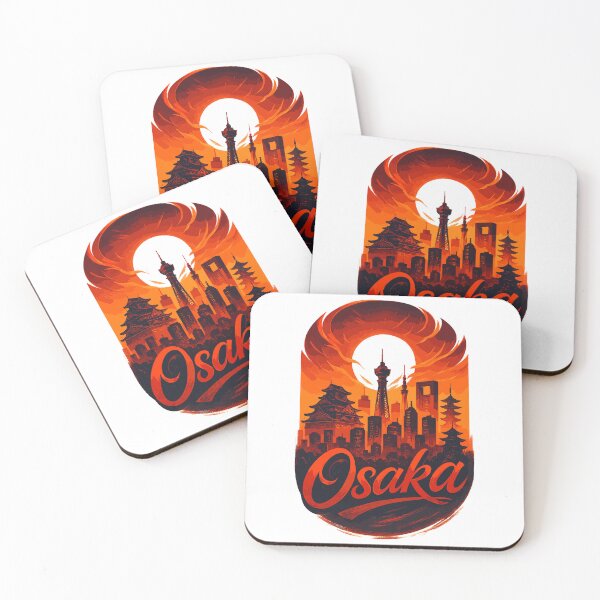 Item preview, Osaka Skyline – Epic Japanese Art & Style designed and sold by Pineapple-Tree.