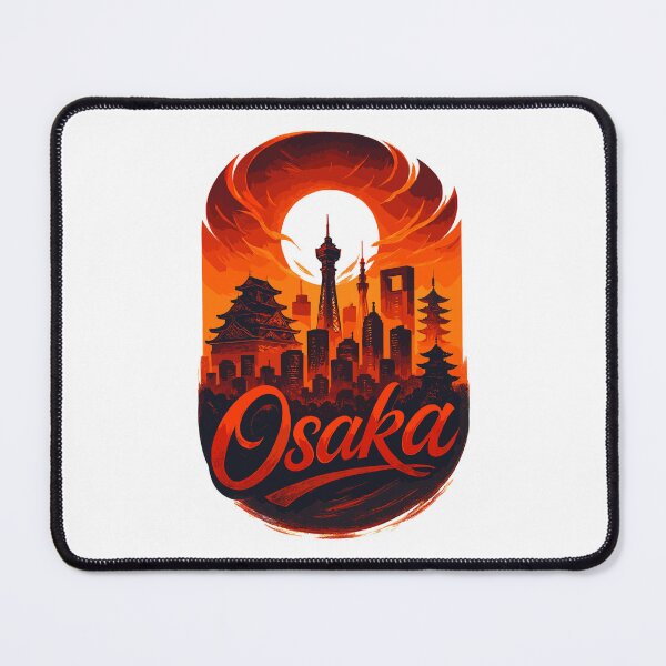 Item preview, Osaka Skyline – Epic Japanese Art & Style designed and sold by Pineapple-Tree.