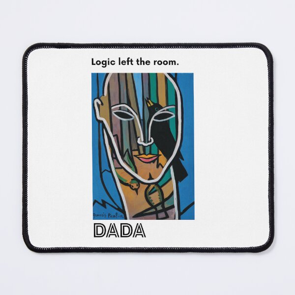 Item preview, Dada Art | Logic Left the Room | Francis Picabia Art History Gift | Absurdist Art  designed and sold by Meimiro.