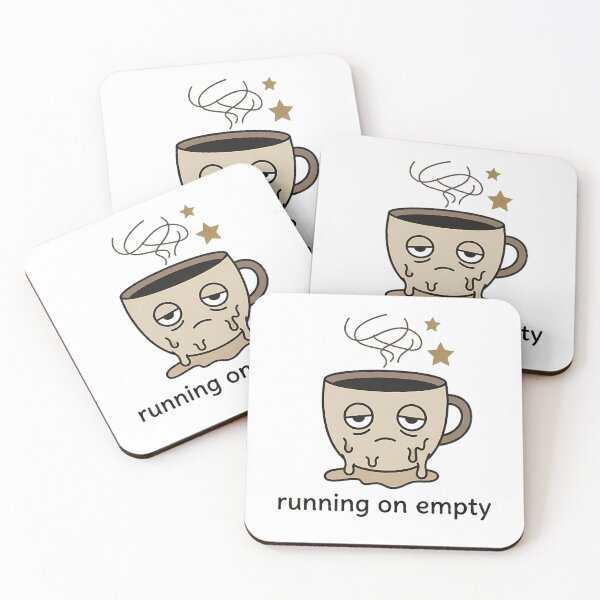 Item preview, Funny Exhausted Coffee Mug - Caffeine Vibes designed and sold by LYZ7VANI.