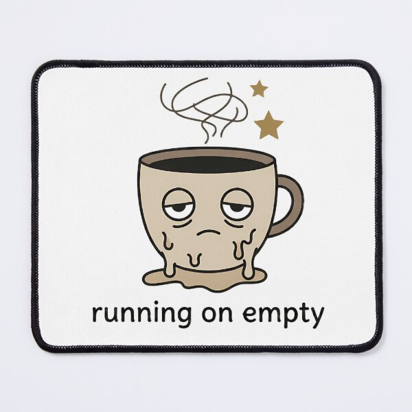 Item preview, Funny Exhausted Coffee Mug - Caffeine Vibes designed and sold by LYZ7VANI.
