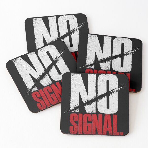 Item preview, No Signal – Minimalist Attitude Quote Bold Typography designed and sold by the-dovlat.