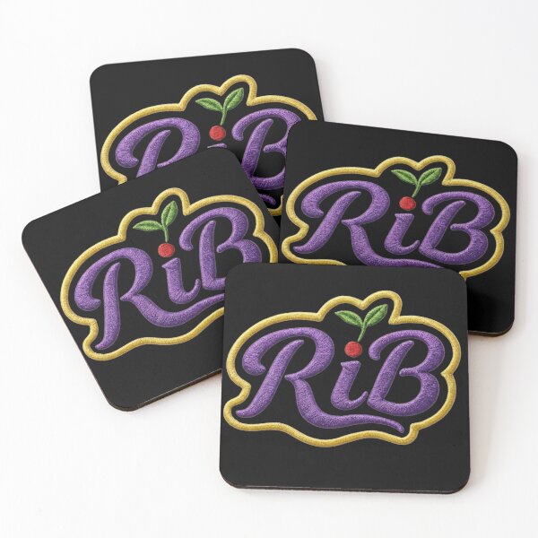 Item preview, Royal Amethyst RiB Embroidered Aesthetic Script Logo designed and sold by Rib-Brand.