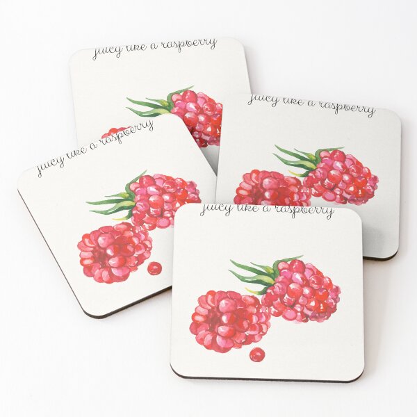 Item preview, Juicy Like a Raspberry Kitchen Wall Art – Raspberry Poster designed and sold by Modern3Art.