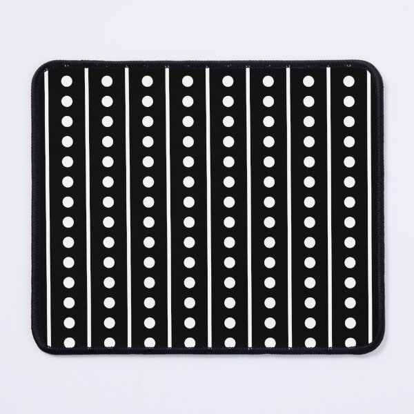 Item preview, Black White Polka Dots Stripes Pattern designed and sold by BuxomBabe21.
