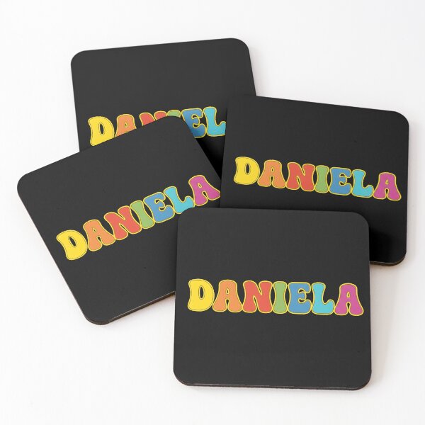 Item preview, ❤️ Daniela Personalized Name Wavy Retro Shirt, Coffee Mug, Sticker Gift designed and sold by HelixPedia.