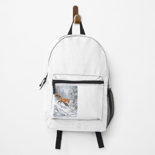 Item preview, Red Fox Chasing Snowshoe Hare - Winter Wildlife designed and sold by RubisLeaf.
