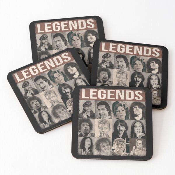 Item preview, LEGENDS – Vintage Rock Collage designed and sold by RonnyMilleo.