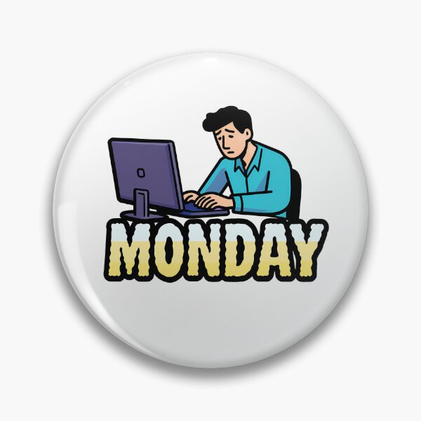 Item preview, Monday at the office: mood designed and sold by Abile84.