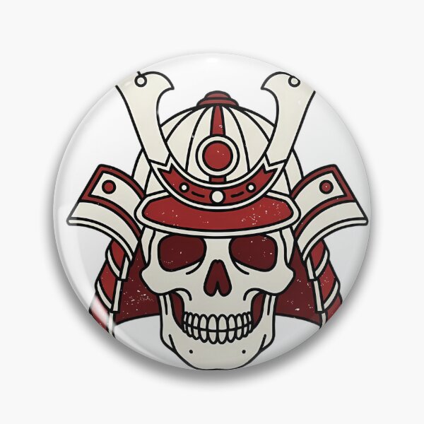 Item preview, Traditional Bushido Skull Helmet Art designed and sold by LYZ7VANI.