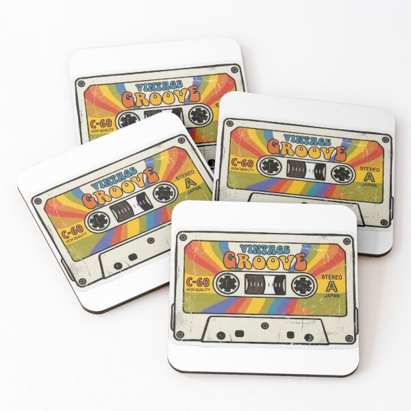 Item preview, Groovy 70s Vintage Stereo Cassette Player Aesthetic designed and sold by AuraDraftStudio.