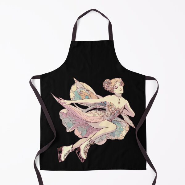 Item preview, Figure skating in Art Nouveau style – a pastel dream designed and sold by Pineapple-Tree.