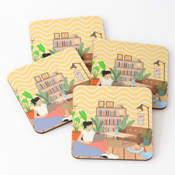 Item preview, Midnight Hustle & Soft Paws Illustration designed and sold by ArtistryBooth.