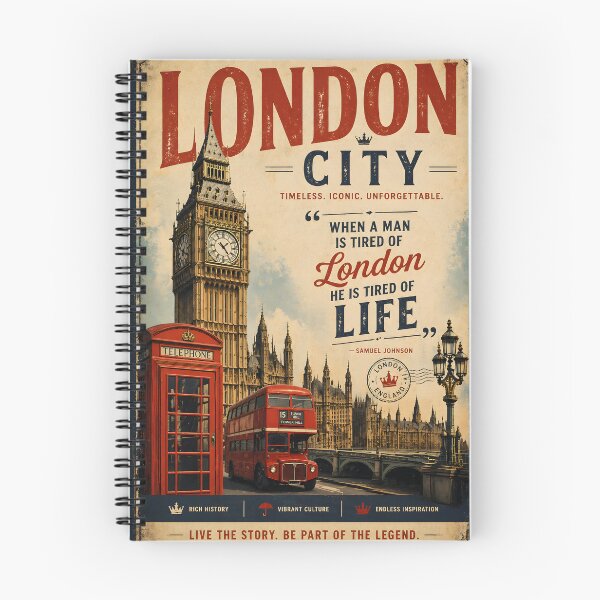 Item preview, Vintage London City Travel Poster Retro British Iconic Art Design designed and sold by TAOptimus .