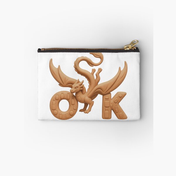 Item preview, Clay Dragon "OK" – Unique Sculptural Fantasy Art designed and sold by RDproject.