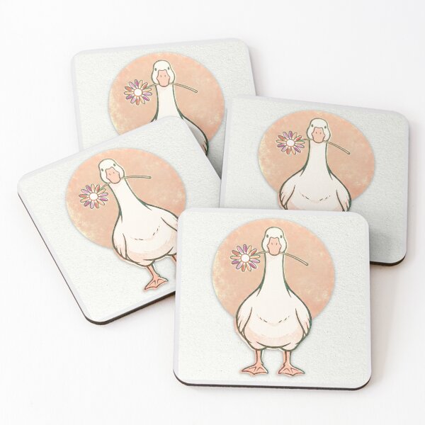 Item preview, Cute Goose and Lesbian Pride Daisy Flower designed and sold by TackyTime.