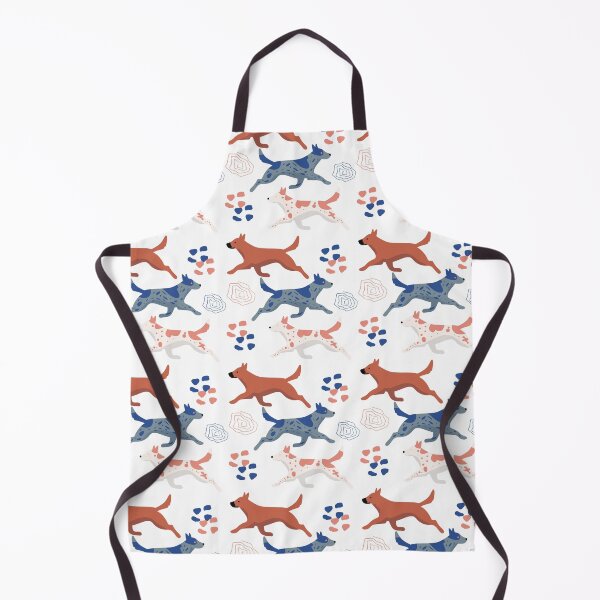 Item preview, Australian Heeler Seamless Pattern designed and sold by IvysCreativityHouse.