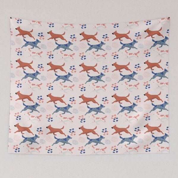 Item preview, Australian Heeler Seamless Pattern designed and sold by IvysCreativityHouse.