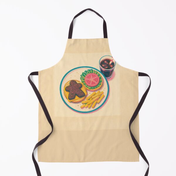 Item preview, Risograph Meeple Burger Fries Soda Board Game Geek  designed and sold by TackyTime.