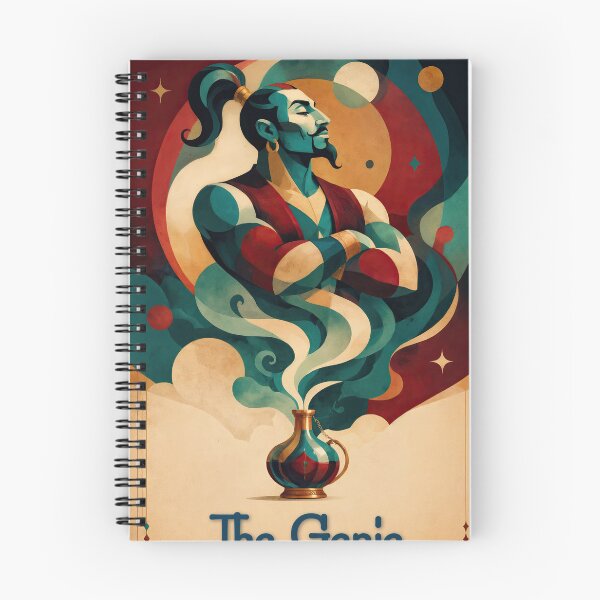 Item preview, Wall Art - Postcard - The Genie in Art Deco Fantasy designed and sold by ForeverPrintsOK.