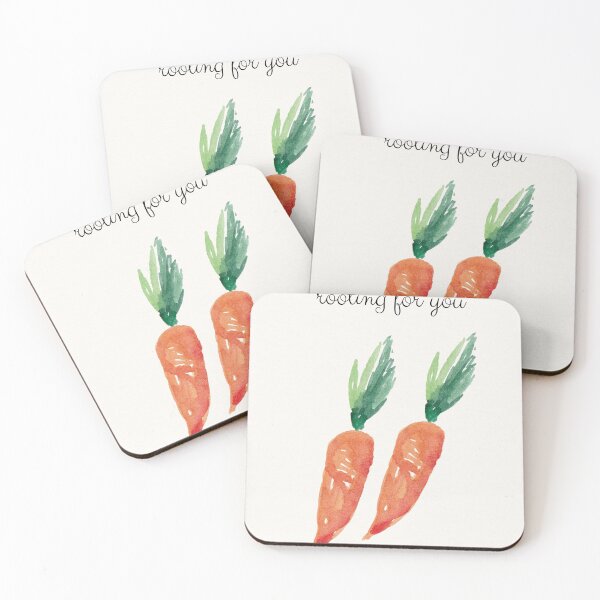 Item preview, Rooting for You Kitchen Wall Art – Carrot Poster designed and sold by Modern3Art.