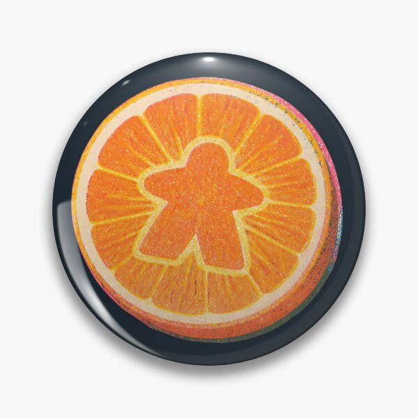 Item preview, Risograph Meeple Orange Slices Board Game Geek  designed and sold by TackyTime.