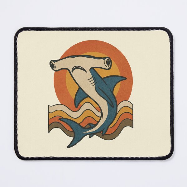 Item preview, Hammerhead Shark Retro Vibes designed and sold by ChunkByChunk.