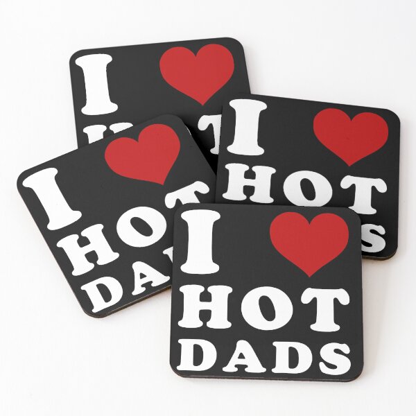 Item preview, I Heart Hot Dads designed and sold by Texterns.