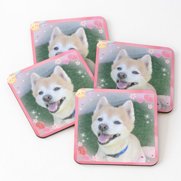 Item preview, cute dog sticker, cute dog, smiles, designed and sold by Cocohappysmiles.