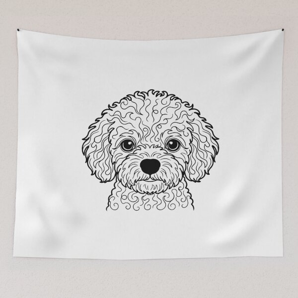 Item preview, Bichon Frisé One Line Art – Modern & Elegant Contour Design designed and sold by Pfotenfaden.