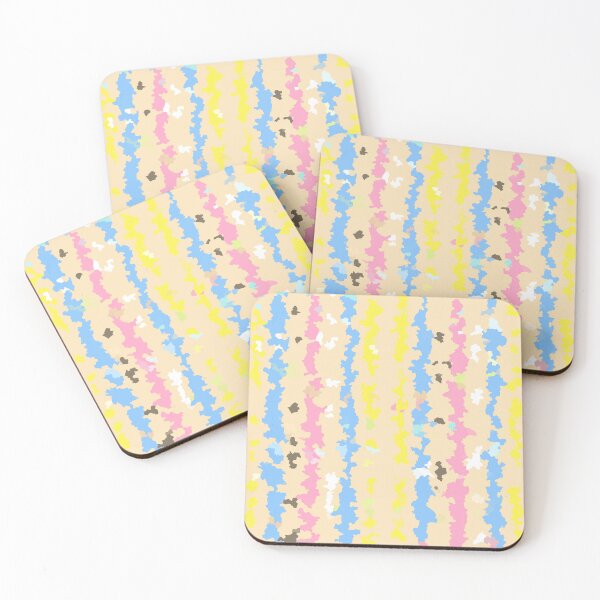 Item preview, Peach Crystalized Abstract Stripes  designed and sold by PatternTitan.