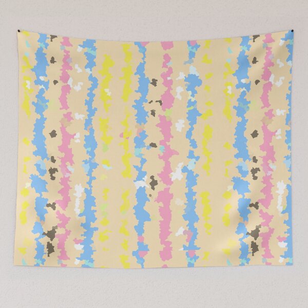 Item preview, Peach Crystalized Abstract Stripes  designed and sold by PatternTitan.