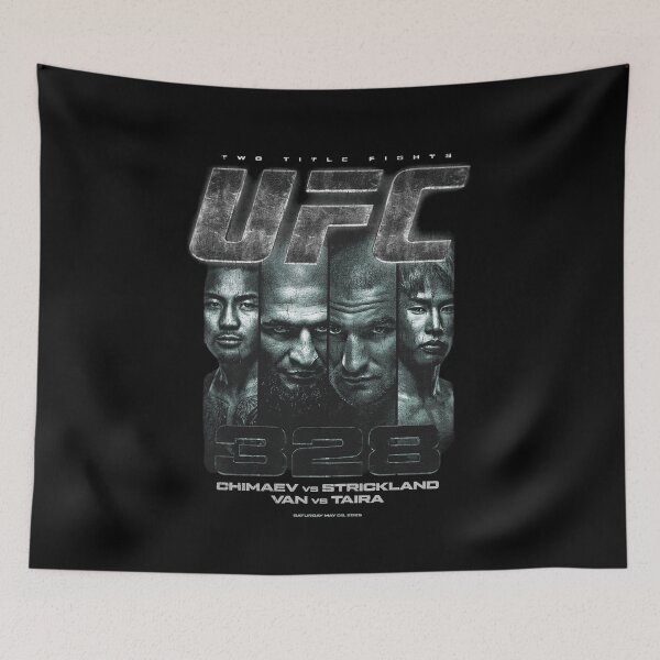 Item preview, Khamzat Chimaev vs. Sean Strickland & Joshua Van vs. Tatsuro Taira UFC 328 Matchup designed and sold by JeyVel.