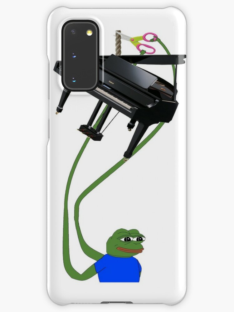 Pepe Piano Case Skin For Samsung Galaxy By Boomerusa Redbubble - pepe roblox meme duvet cover by boomerusa redbubble