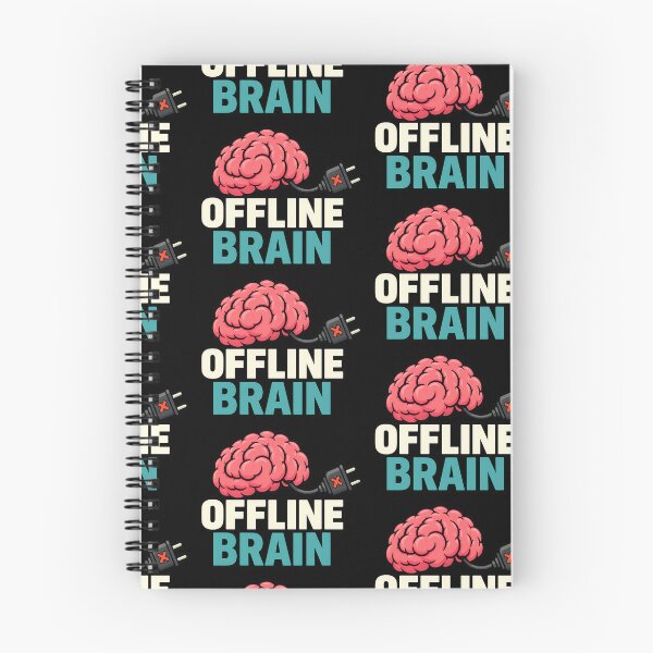 Item preview, Offline Brain Funny Burnout Tech Design designed and sold by TeeTimeTreasure.